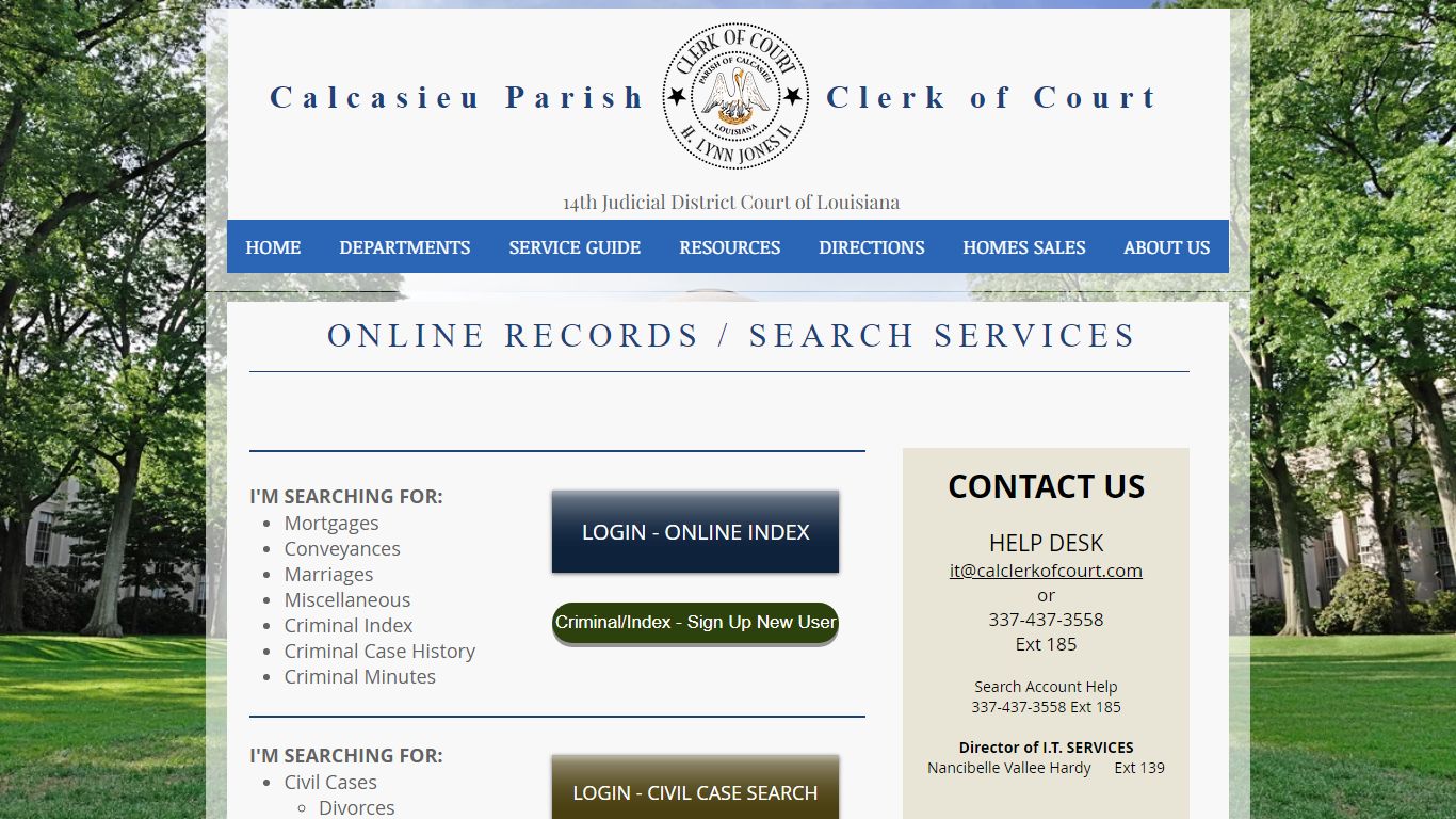 IT2 - Online Search Services | Calclerk